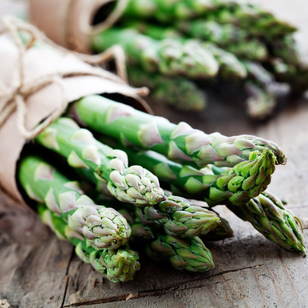 hunter fresh produce freshly picked asparagus